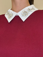 Maglia Collo Gioiello 7818 Bordeaux