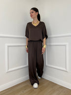 Completo Fluido Satin Con Lurex 061-062 Moro