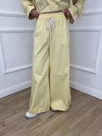 Pantalone Palazzo Bande 7809 Giallo