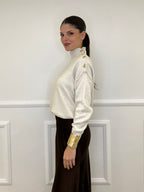 Maglia Bottoni YS9696 Ecru