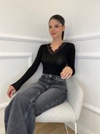 Maglia Light Cashmere Pizzo 26546A - Bazar Abbigliamento