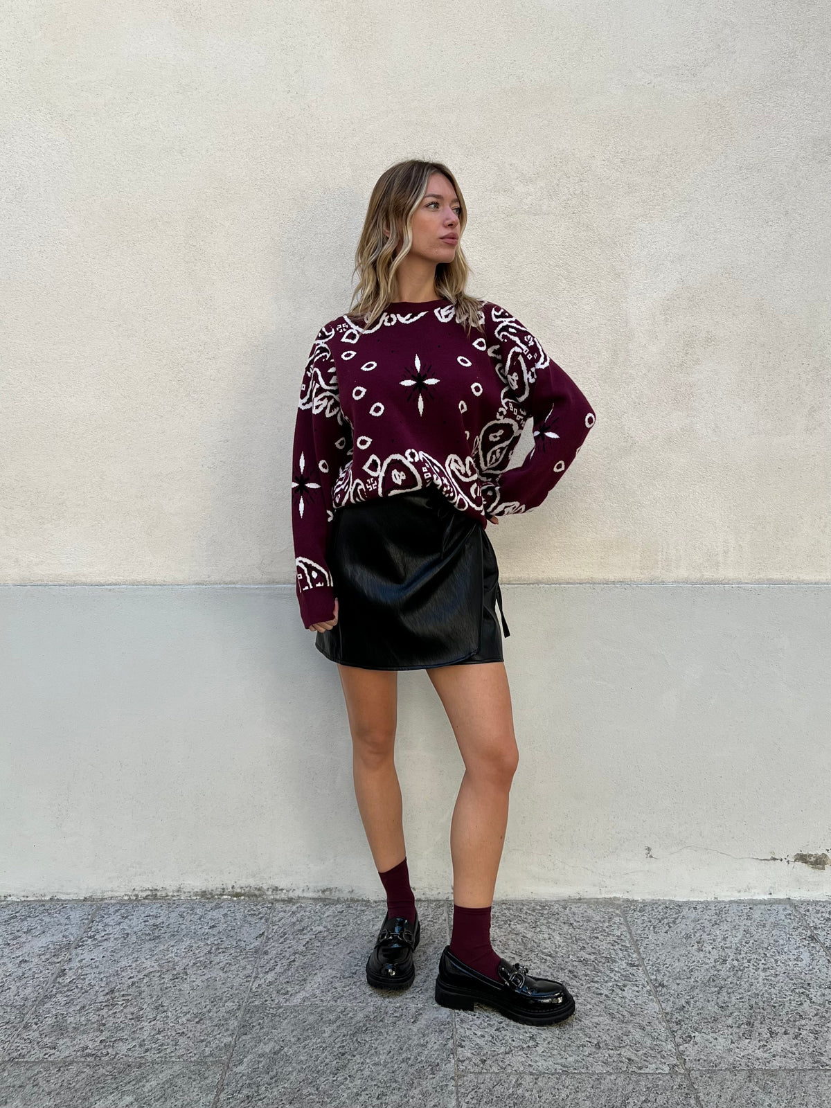 Maglia Bandana 11330 Burgundy
