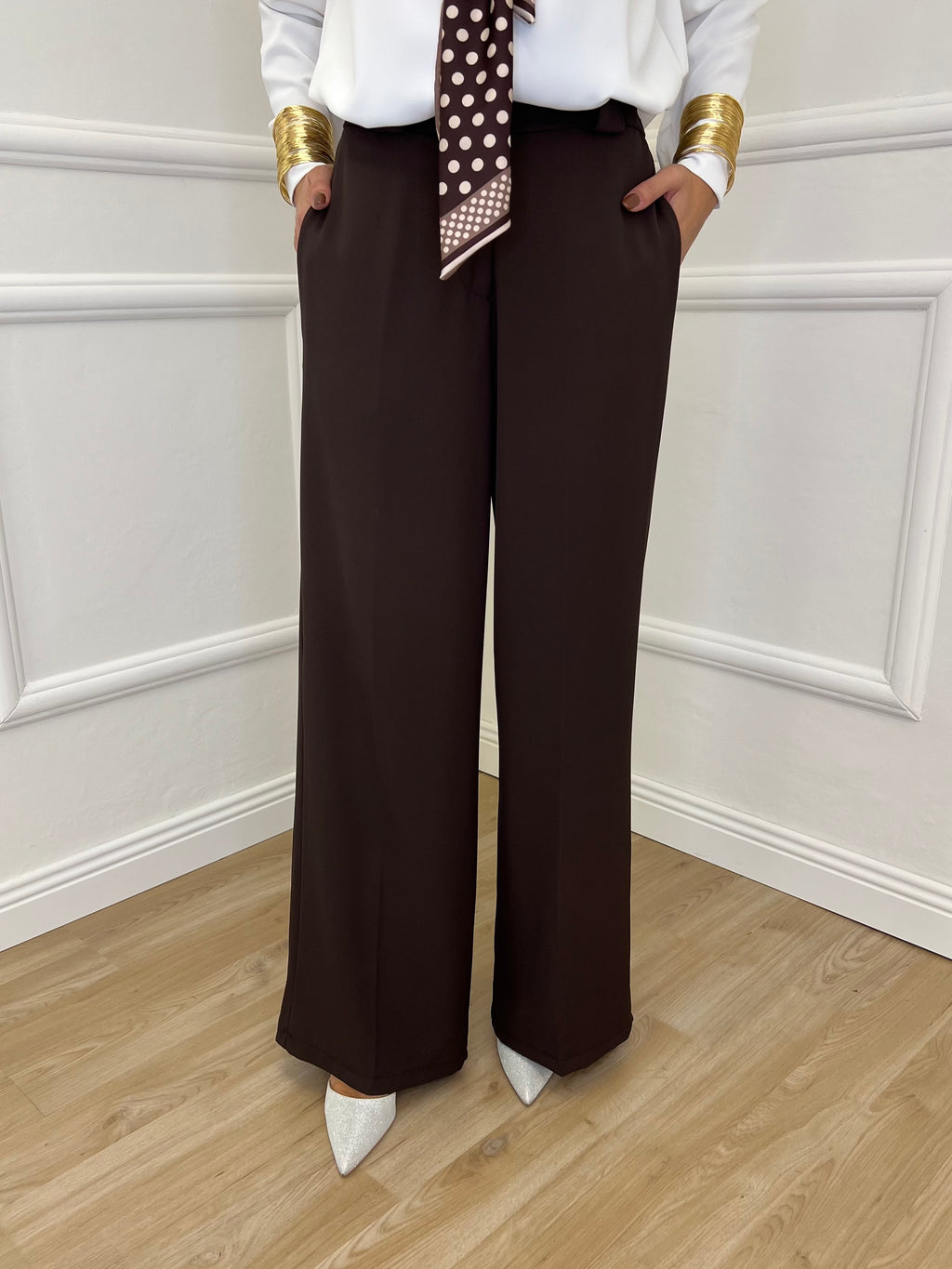 Pantalone Fluido 7229 Moro