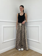 Pantalone Palazzo Animalier Bande 7809