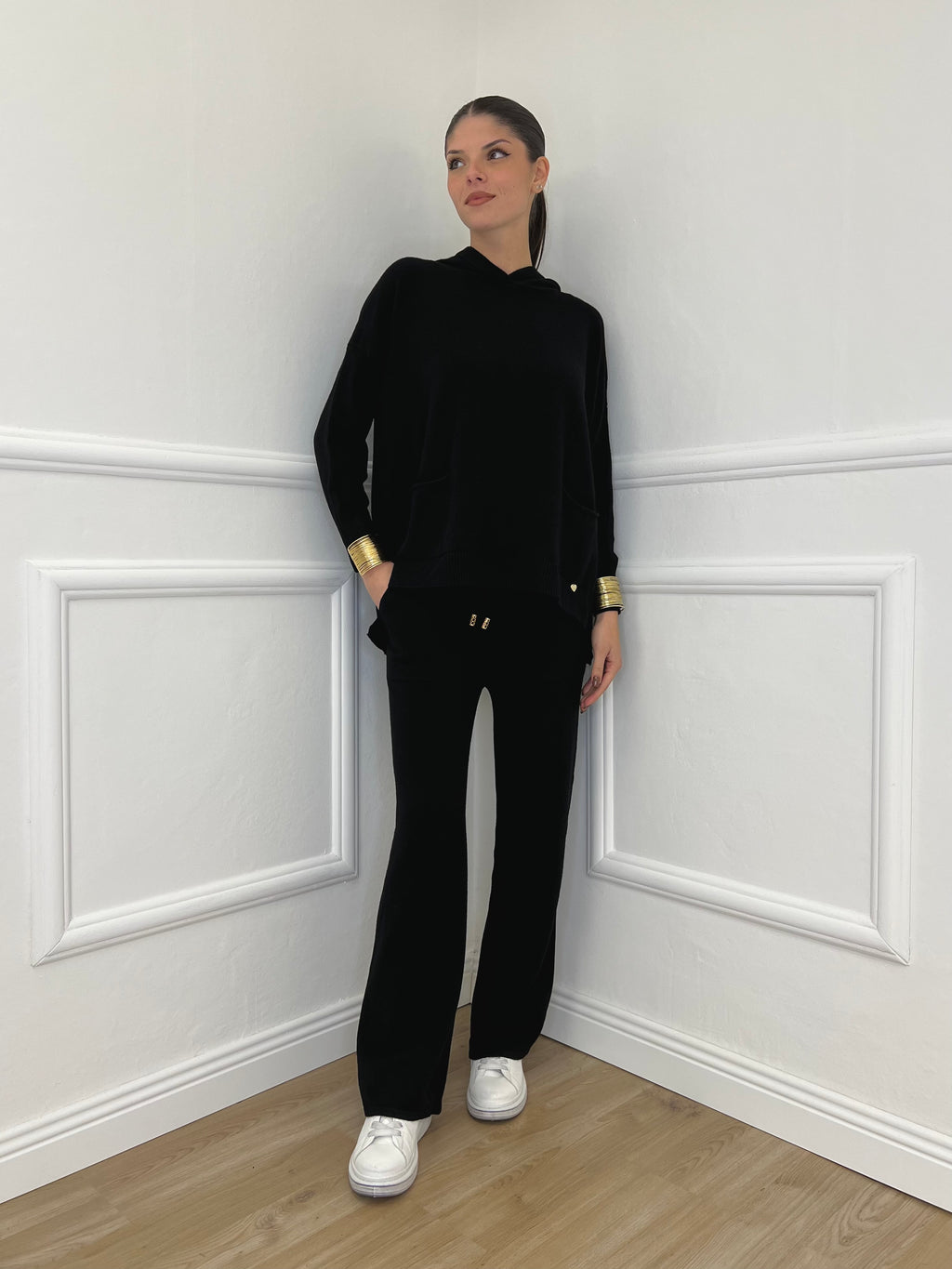 Completo Cappuccio 60592 Nero