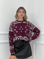 Maglia Bandana 11330 Burgundy