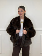 Pelliccia Doppiopetto Y0238 Moro