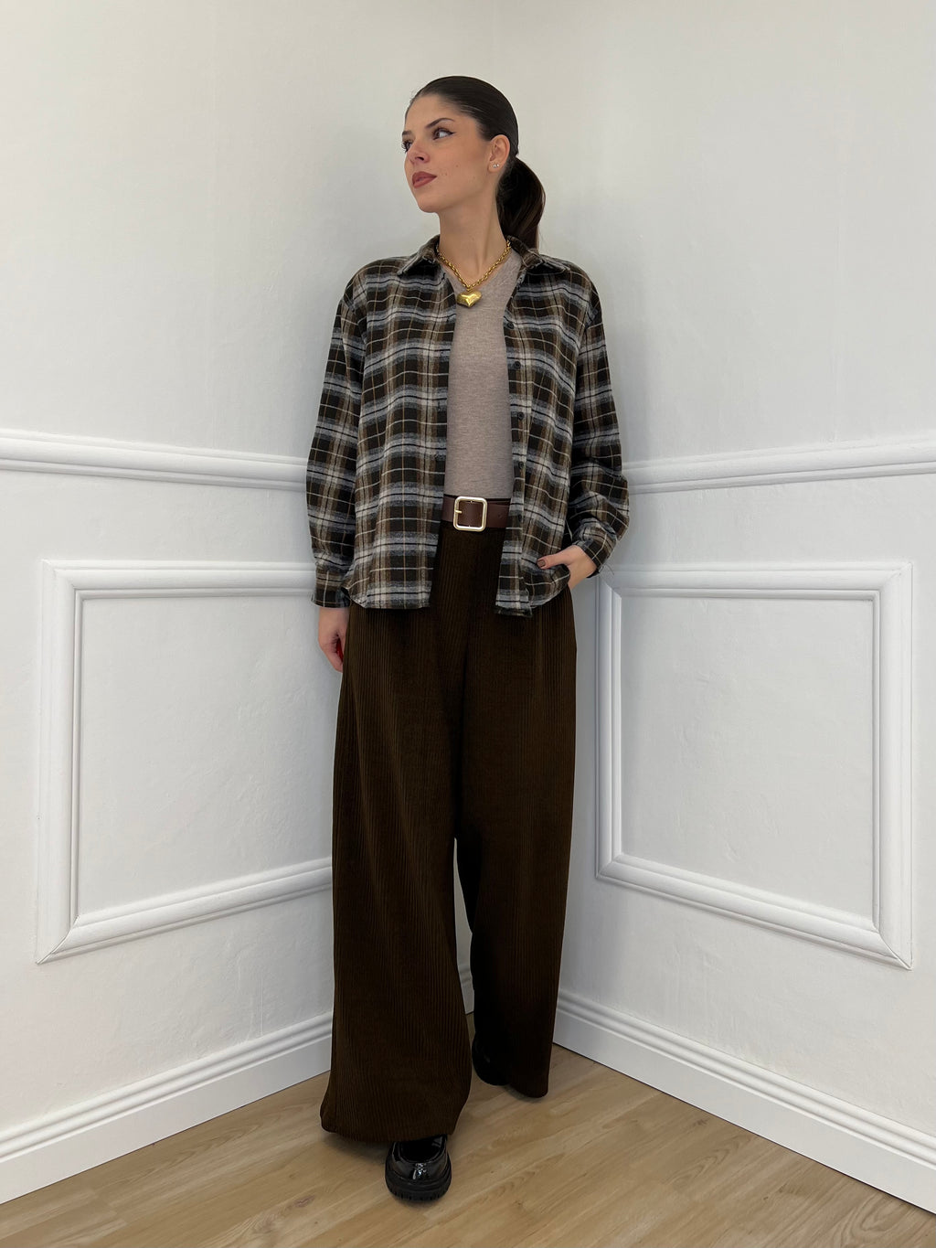 Pantalone Corduroy 6156 Marrone