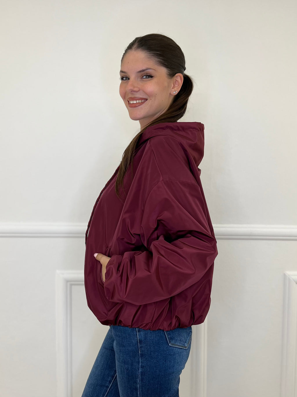 Giubbino Nylon 25029 Bordeaux - Bazar Abbigliamento