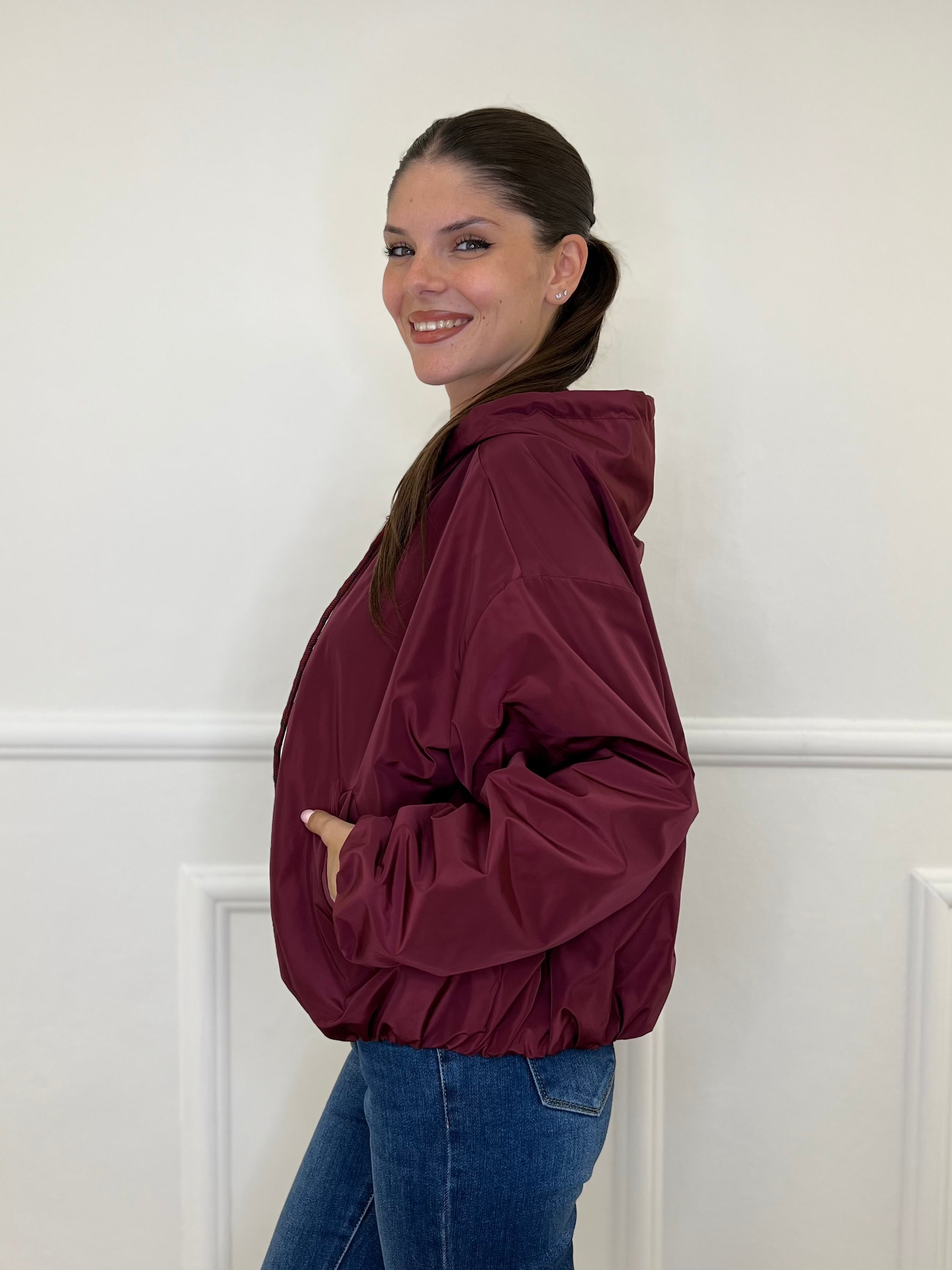 Giubbino Nylon 25029 Bordeaux - Bazar Abbigliamento