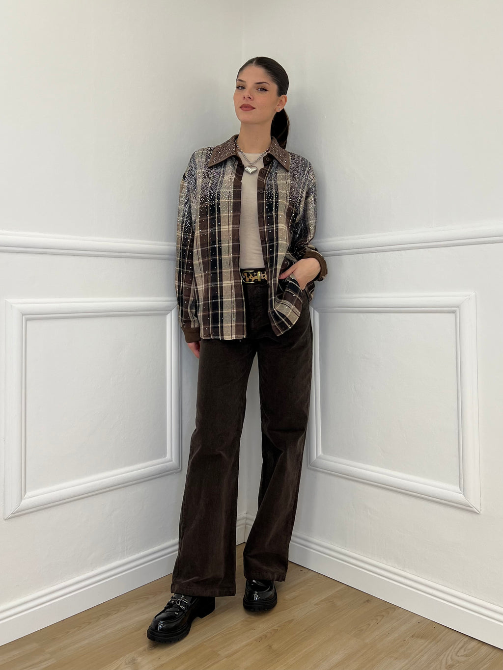 Pantalone Millerighe 824604 Moro