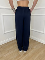 Pantalone a Palazzo Viscosa 25413 Blu