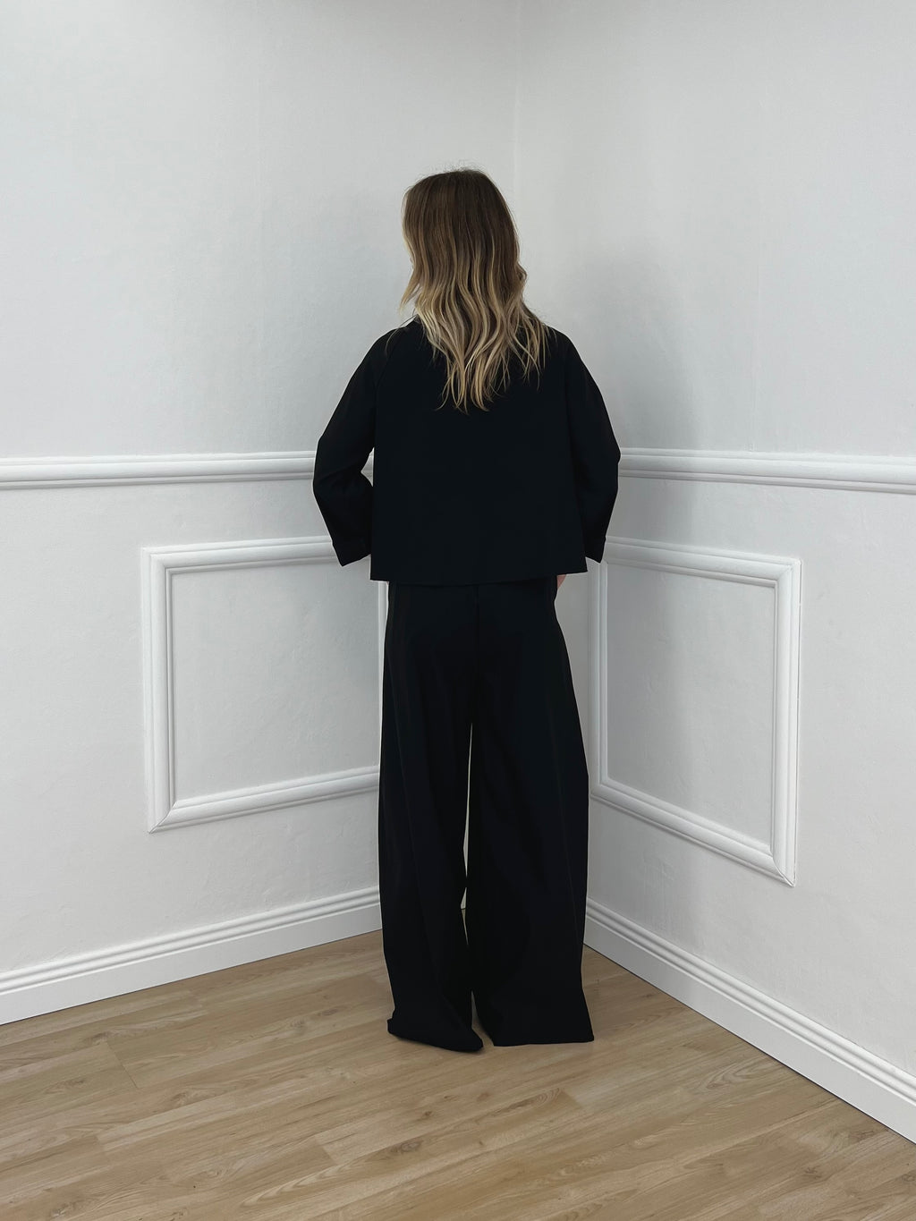 Pantalone Palazzo Punto Milano 3015 Nero