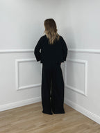 Pantalone Palazzo Punto Milano 3015 Nero