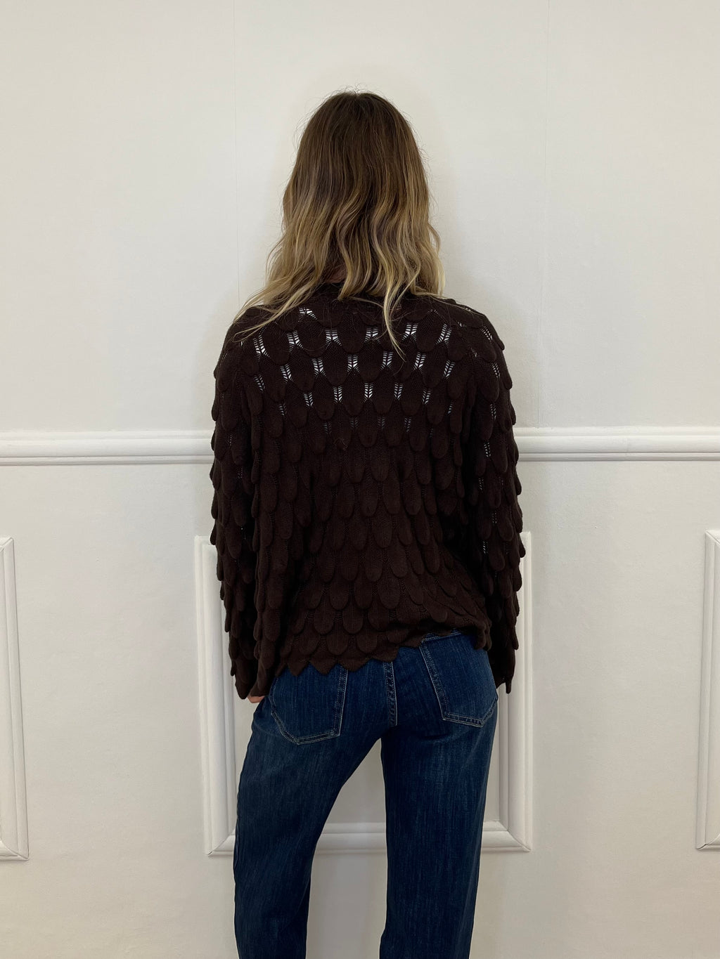 Cardigan Ananas 5415 Marrone