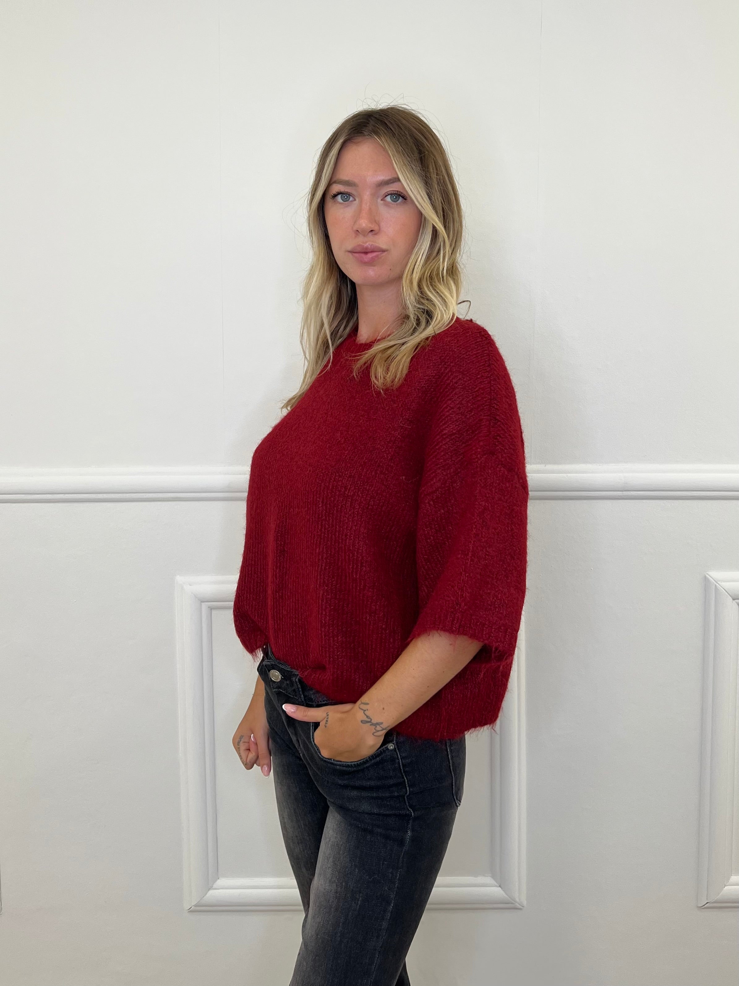 Maglia Scatoletta Misto Lana J37021