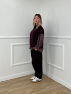 Maglia Scatoletta Maniche Corte B918 Burgundy