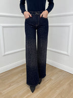 Jeans Strass 2377 Blue Black