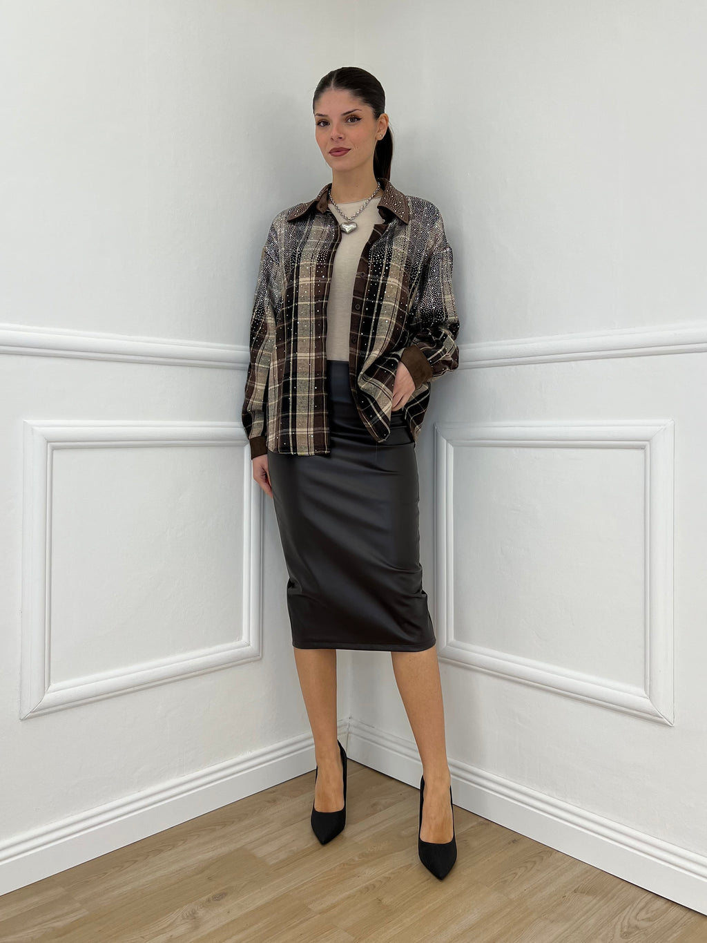 Gonna Ecopelle 2728 Moro