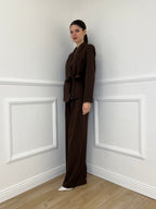 Tailleur con Fiocco 570851 Moro