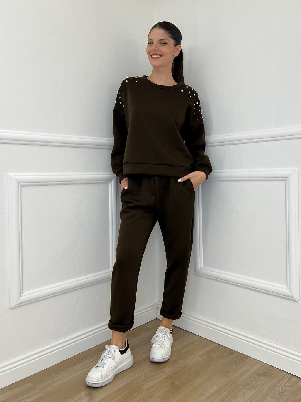 Pantalone Felpa 2252 Caffè - Bazar Abbigliamento