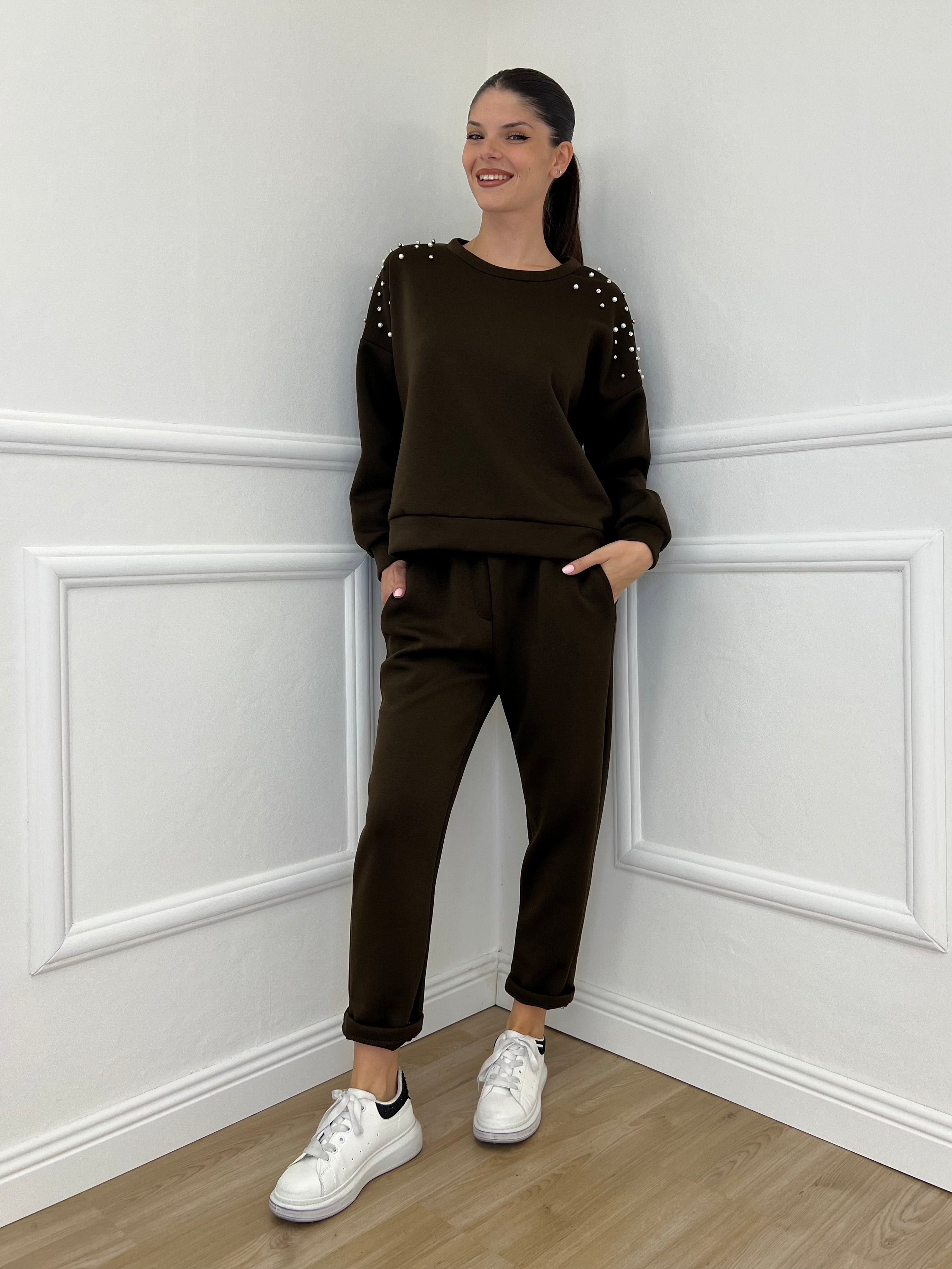 Pantalone Felpa 2252 Caffè - Bazar Abbigliamento