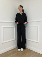 Tuta Bande Girocollo 88426 Nero