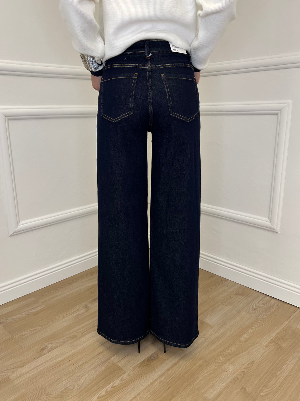 Jeans Palazzo Y549 Blue Black