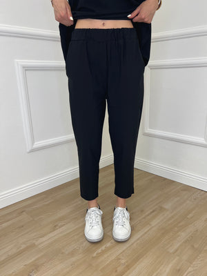 Pantalone Regular Bengalina 9230 Nero