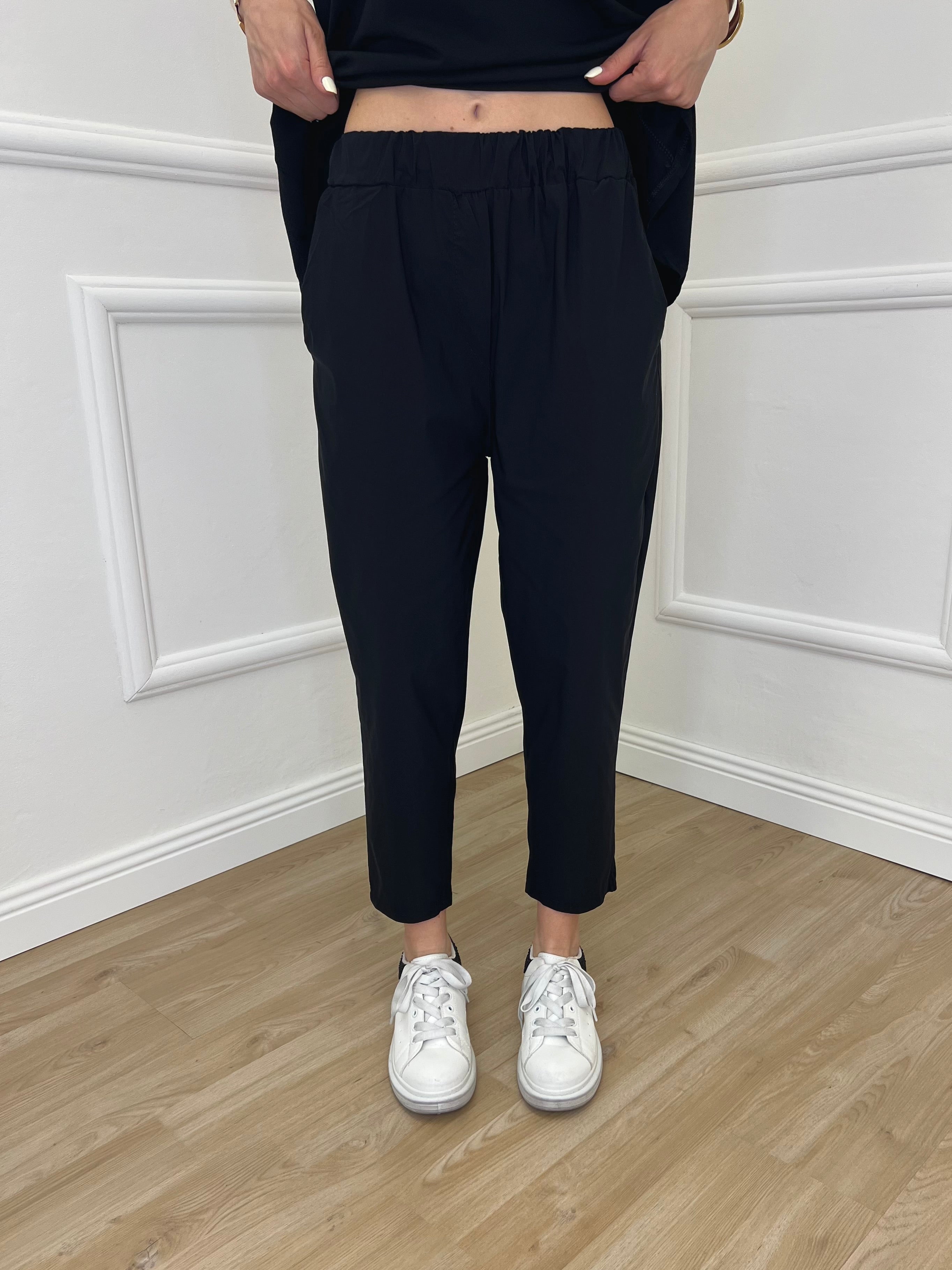 Pantalone Regular Bengalina 9230 Nero