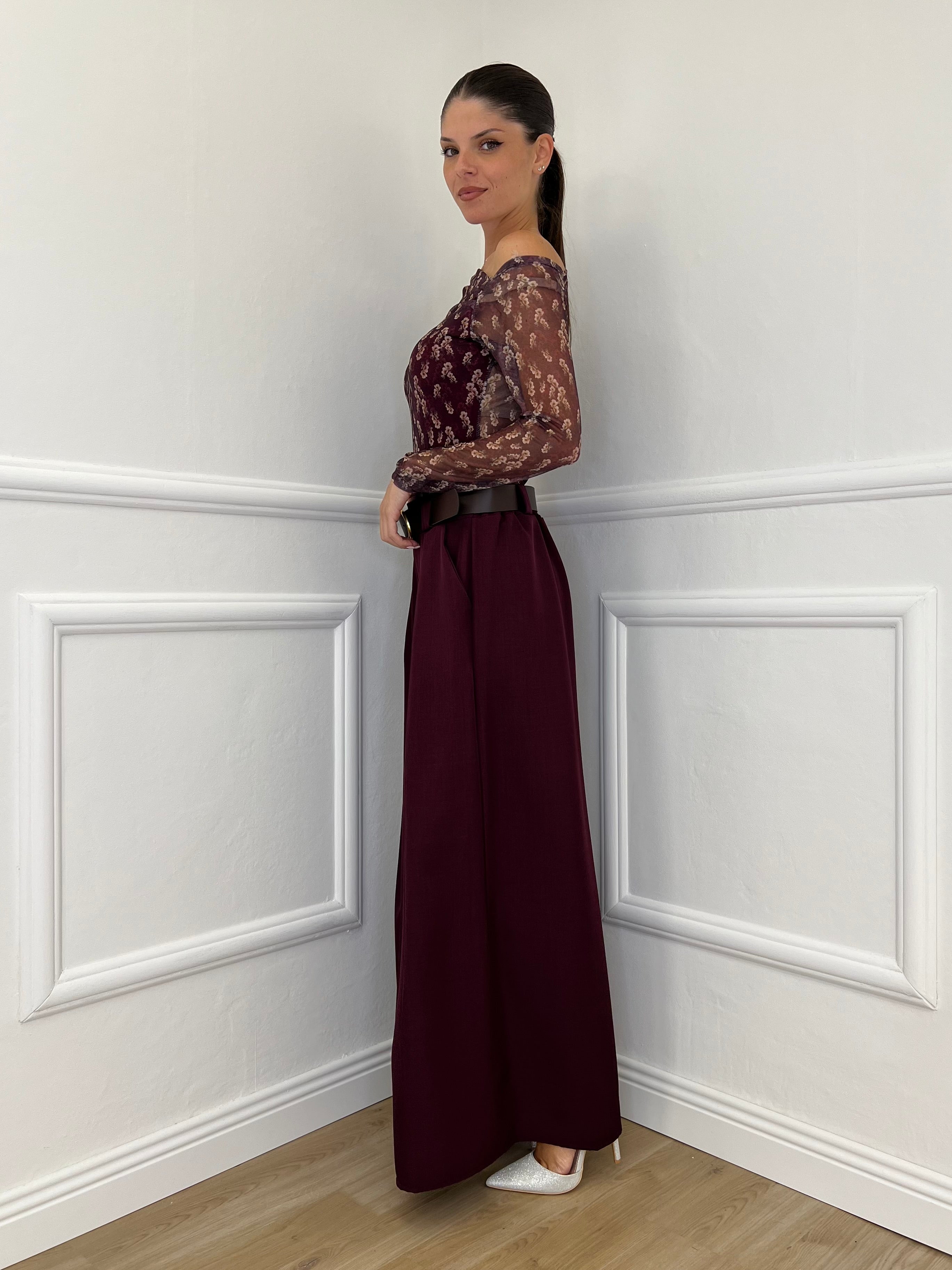 Maglia Microrete Monospalla 11396 Bordeaux