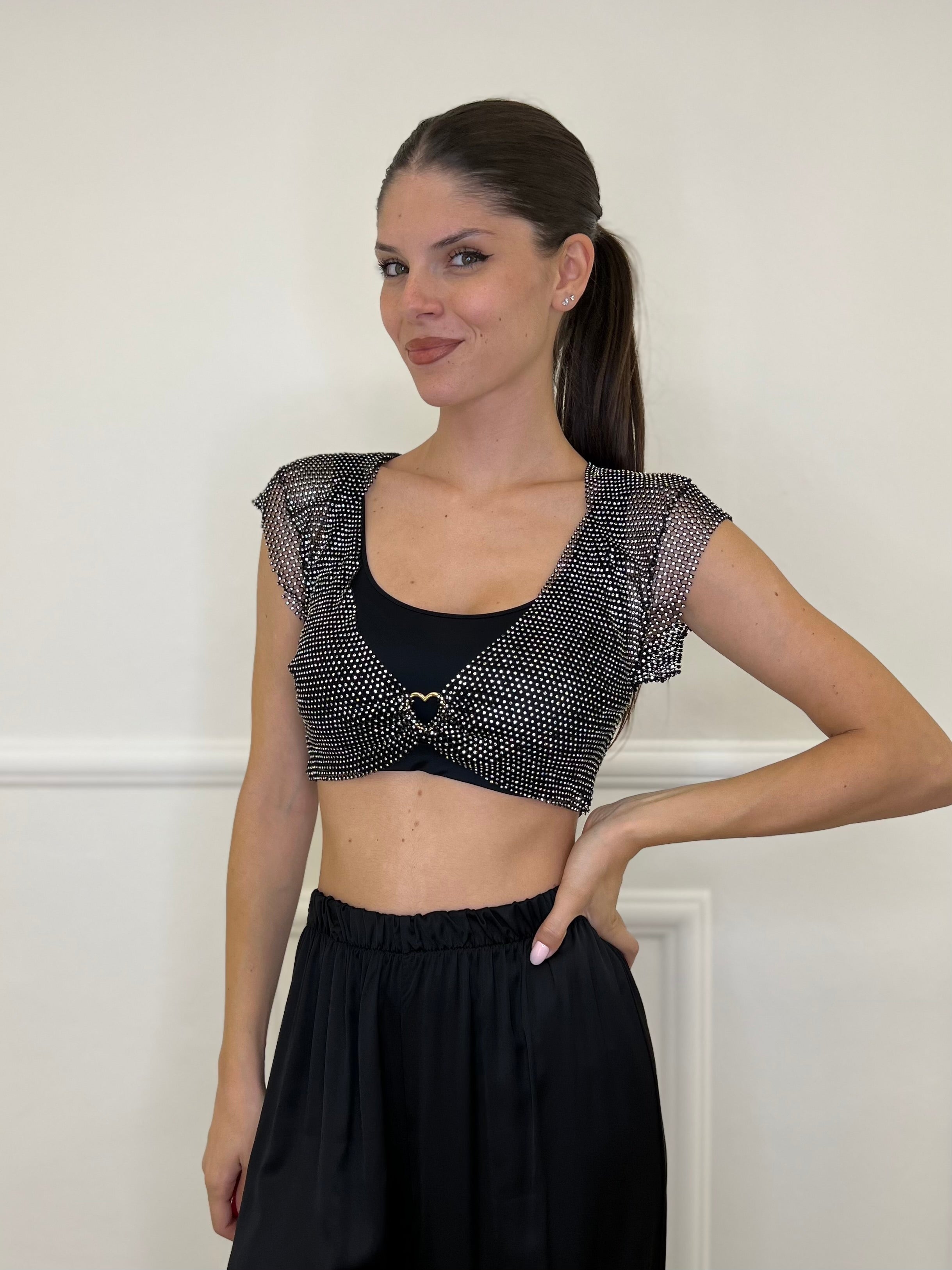 Top Rete Strass 5021 - Bazar Abbigliamento