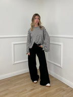 Jeans Palazzo 9240 Nero