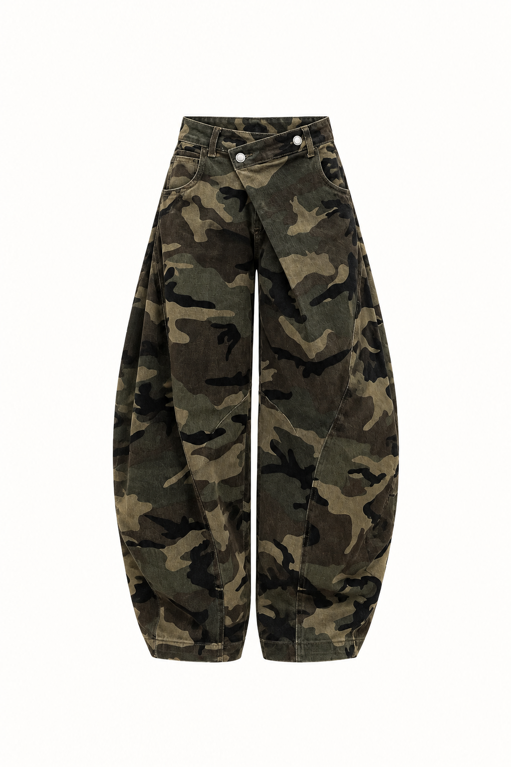 Jeans Balloon Vita Incrociata Camouflage 5500