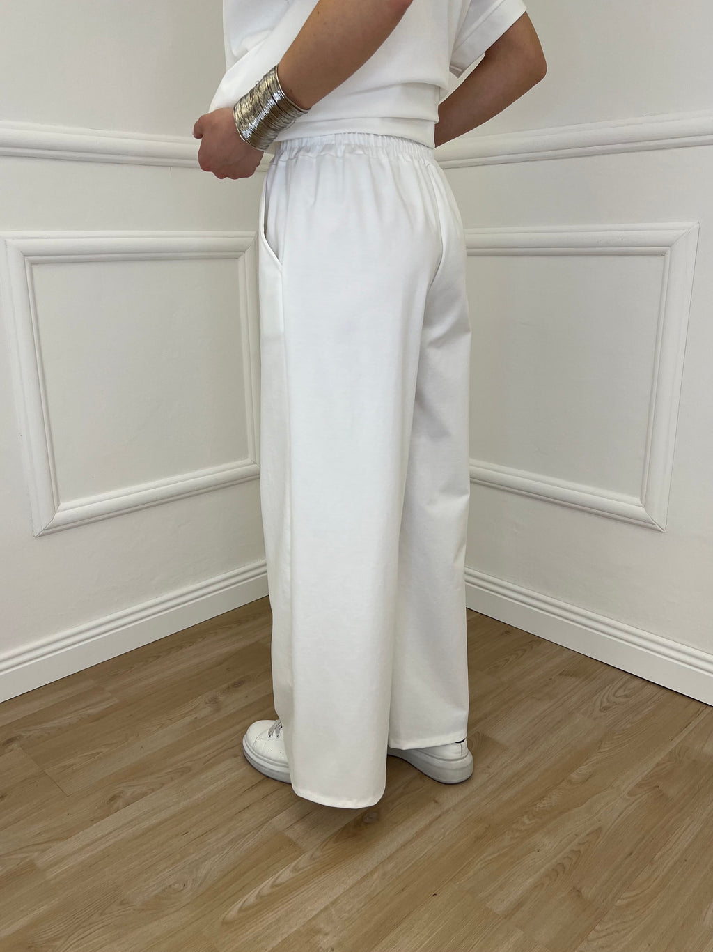 Panta Palazzo Punto Milano 8178 Bianco