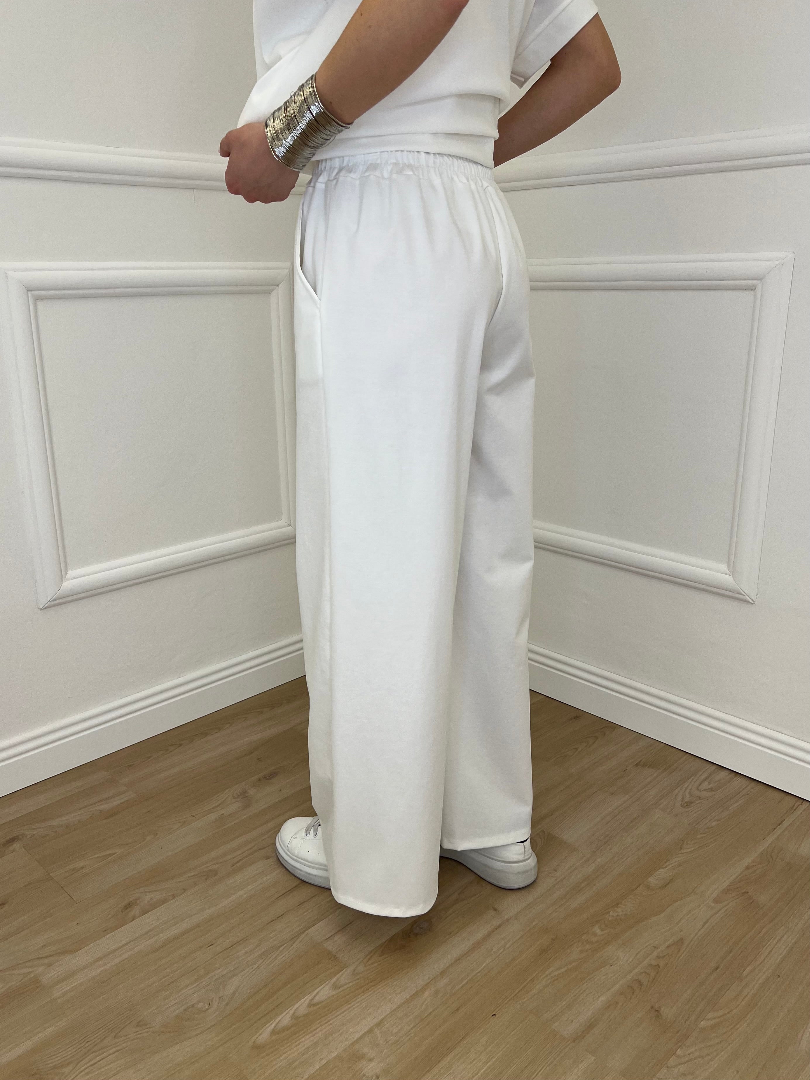 Panta Palazzo Punto Milano 8178 Bianco
