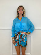 Camicia Over Soft 6040 Turchese