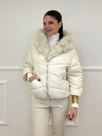 Piumino Over 2884 Panna