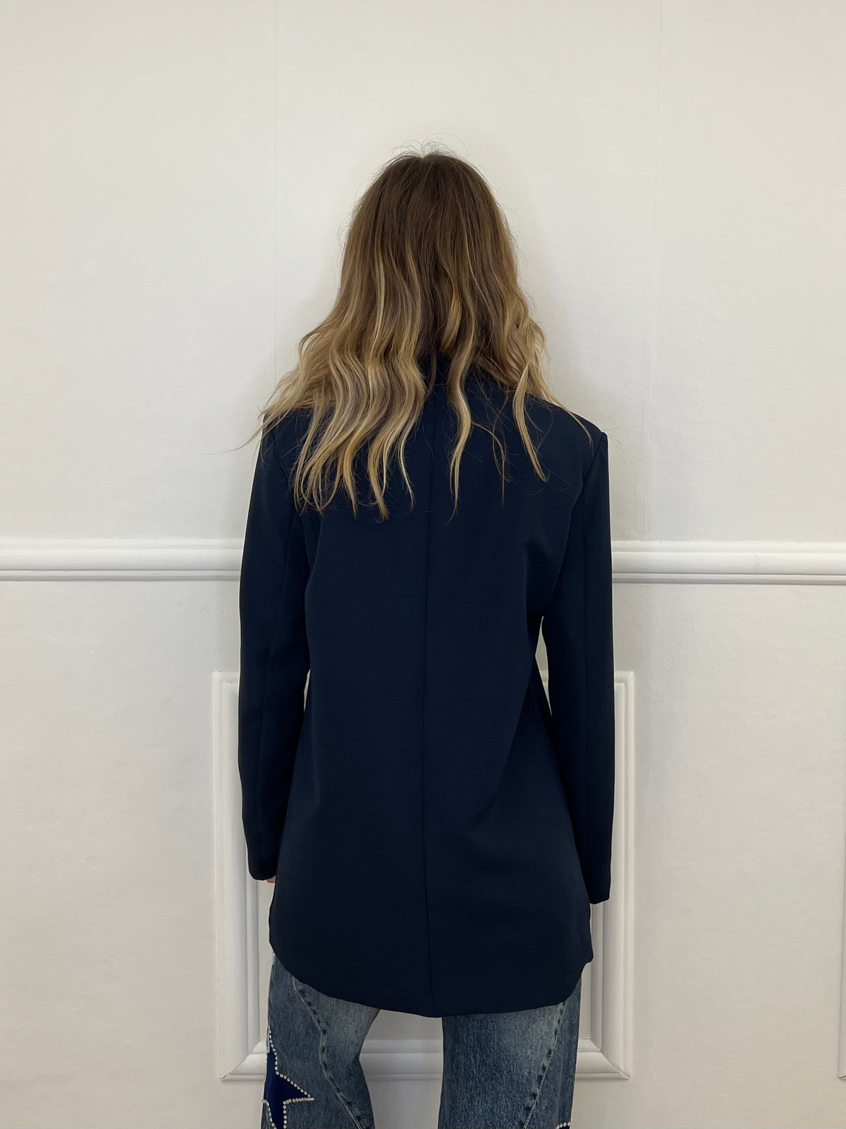 Blazer Oversize Monopetto 2202 Blu