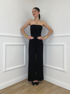 Tuta a Fascia Con Foulard 22498 Nero