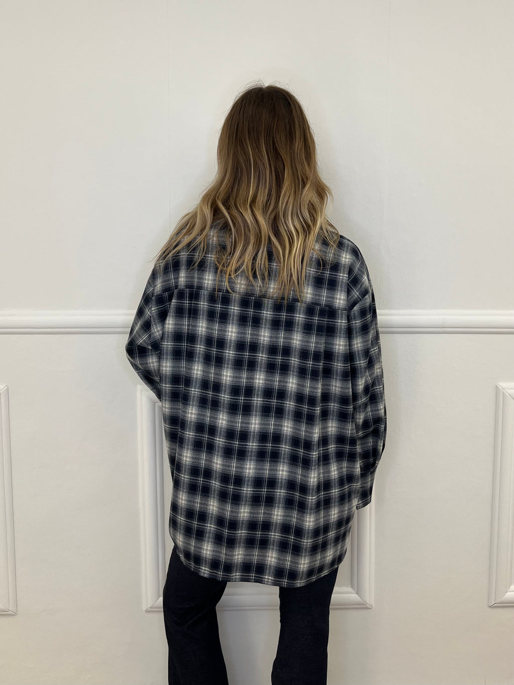 Camicia Check Flanella Cristalli 01717 Blu