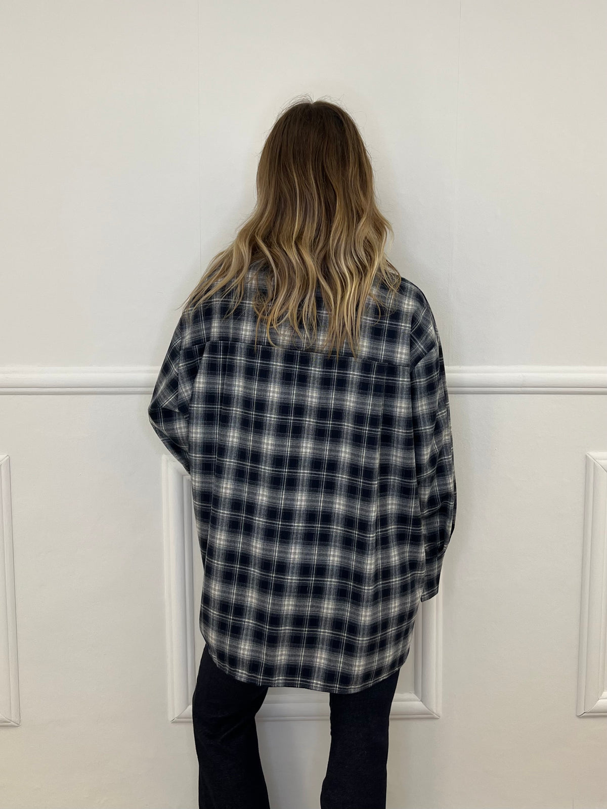 Camicia Check Flanella Cristalli 01717 Blu