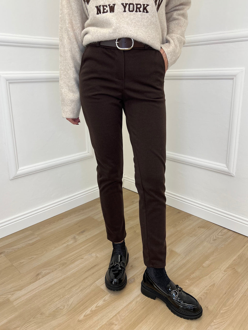 Pantalone Flanella 577 Moro