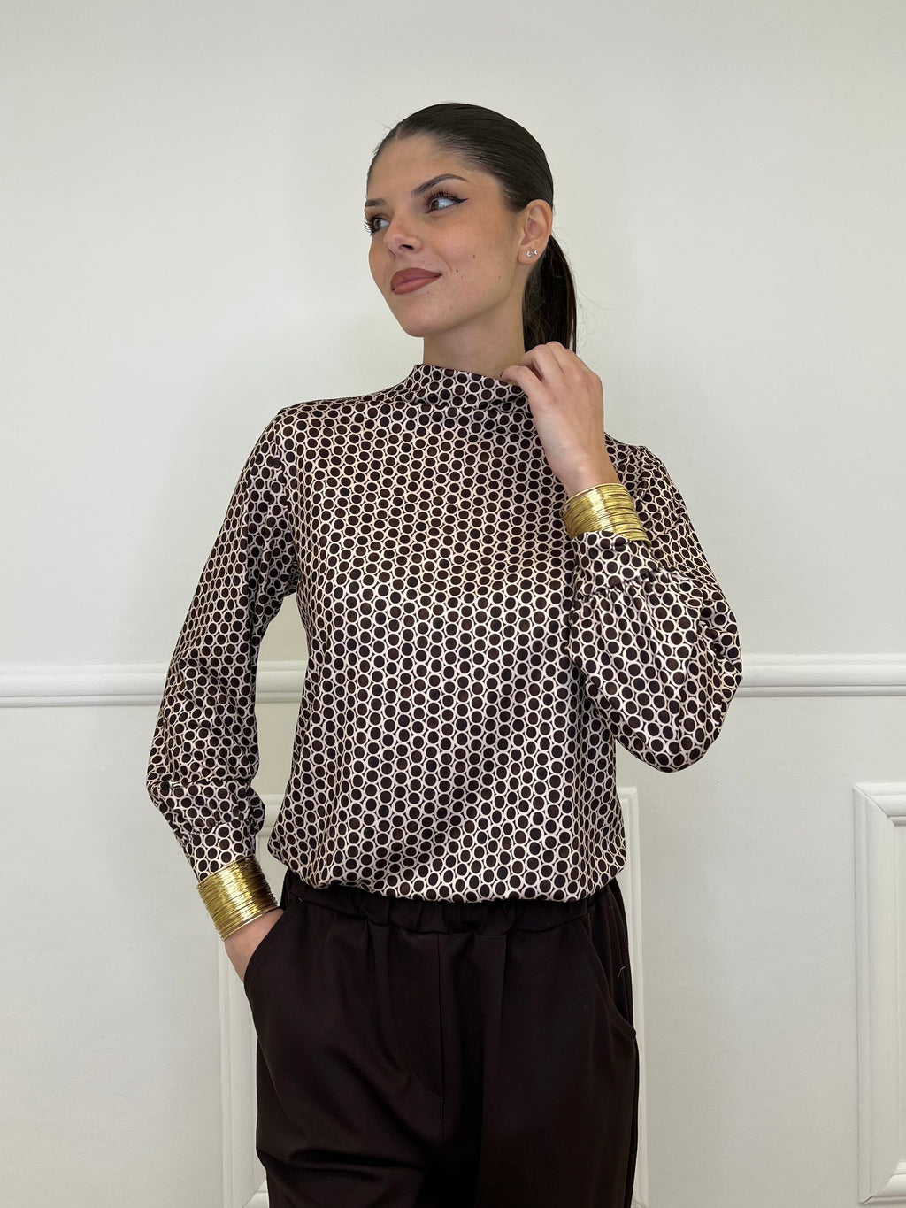 Maglia Jersey Vulcano 6391 Marrone