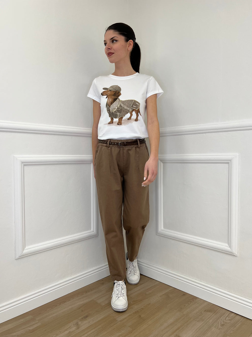 Pantalone Baggy Twill A102 Fango