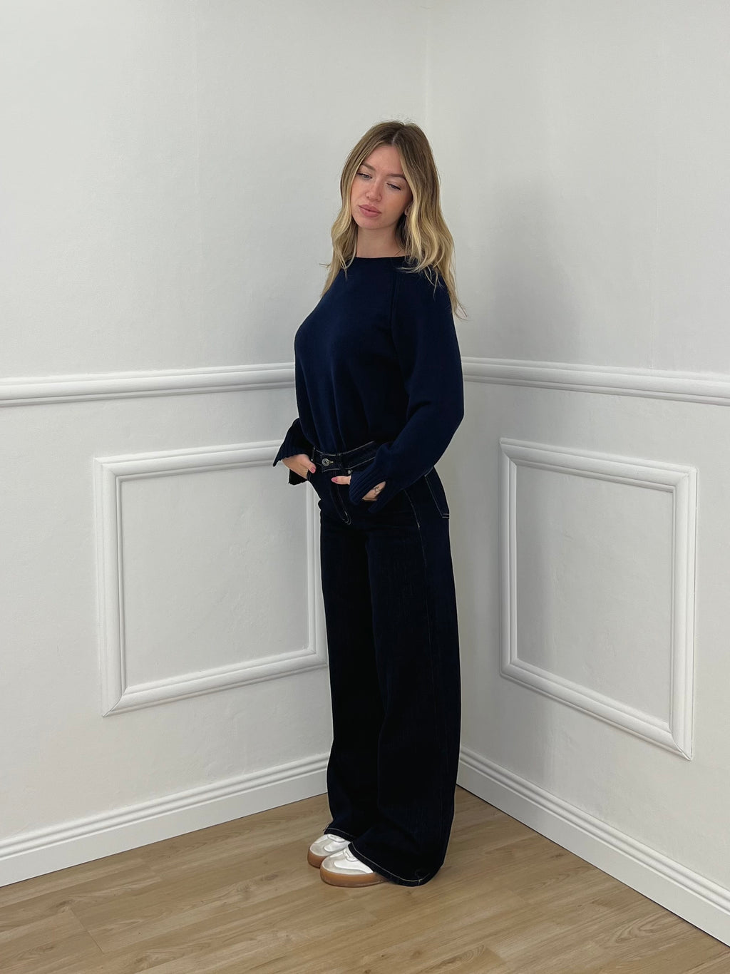 Jeans Wide Leg 5135 Blu