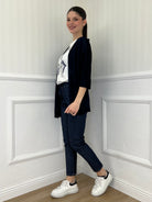 Cardigan Viscosa 9187 Blu - Bazar Abbigliamento