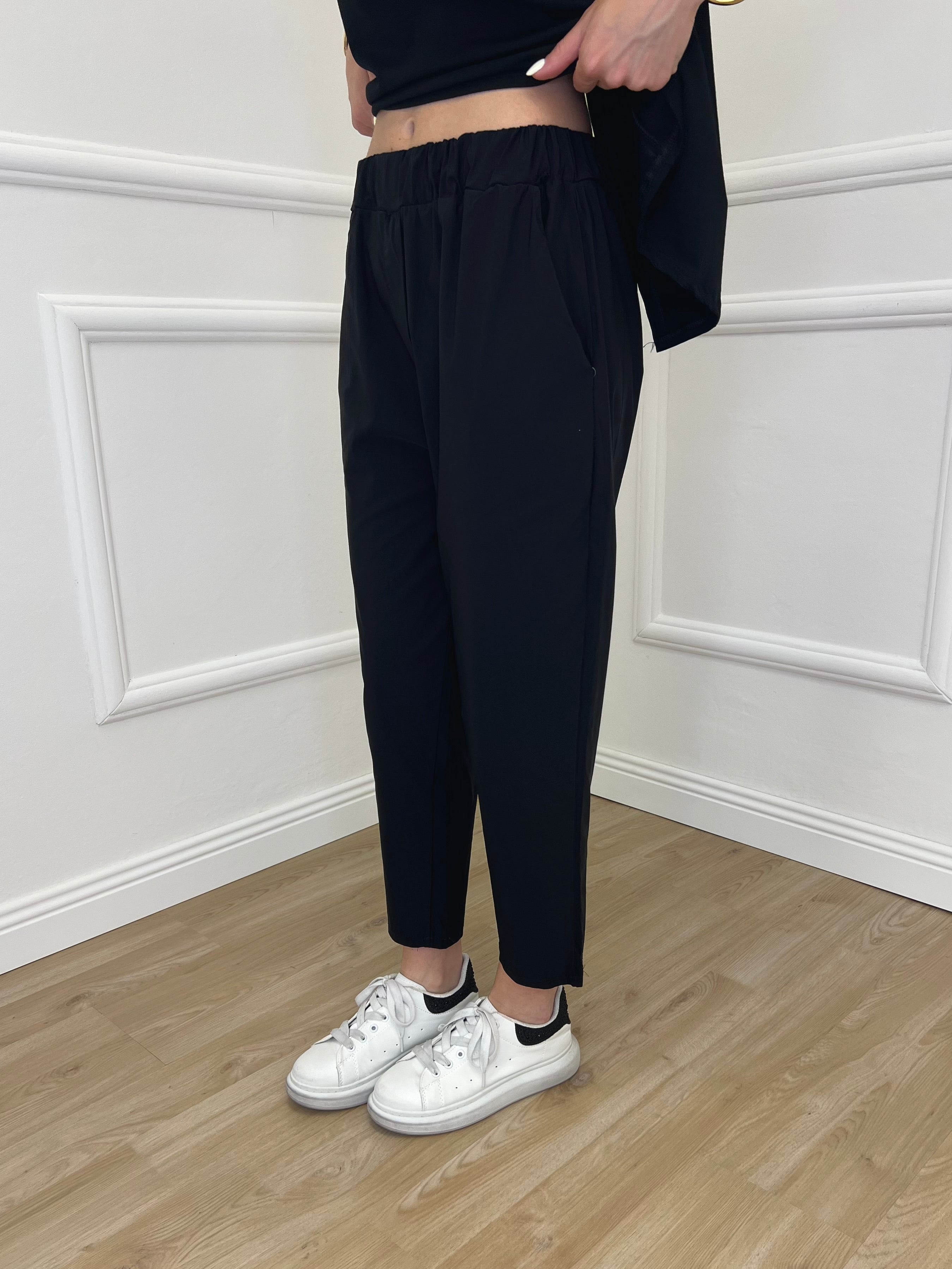 Pantalone Regular Bengalina 9230 Nero