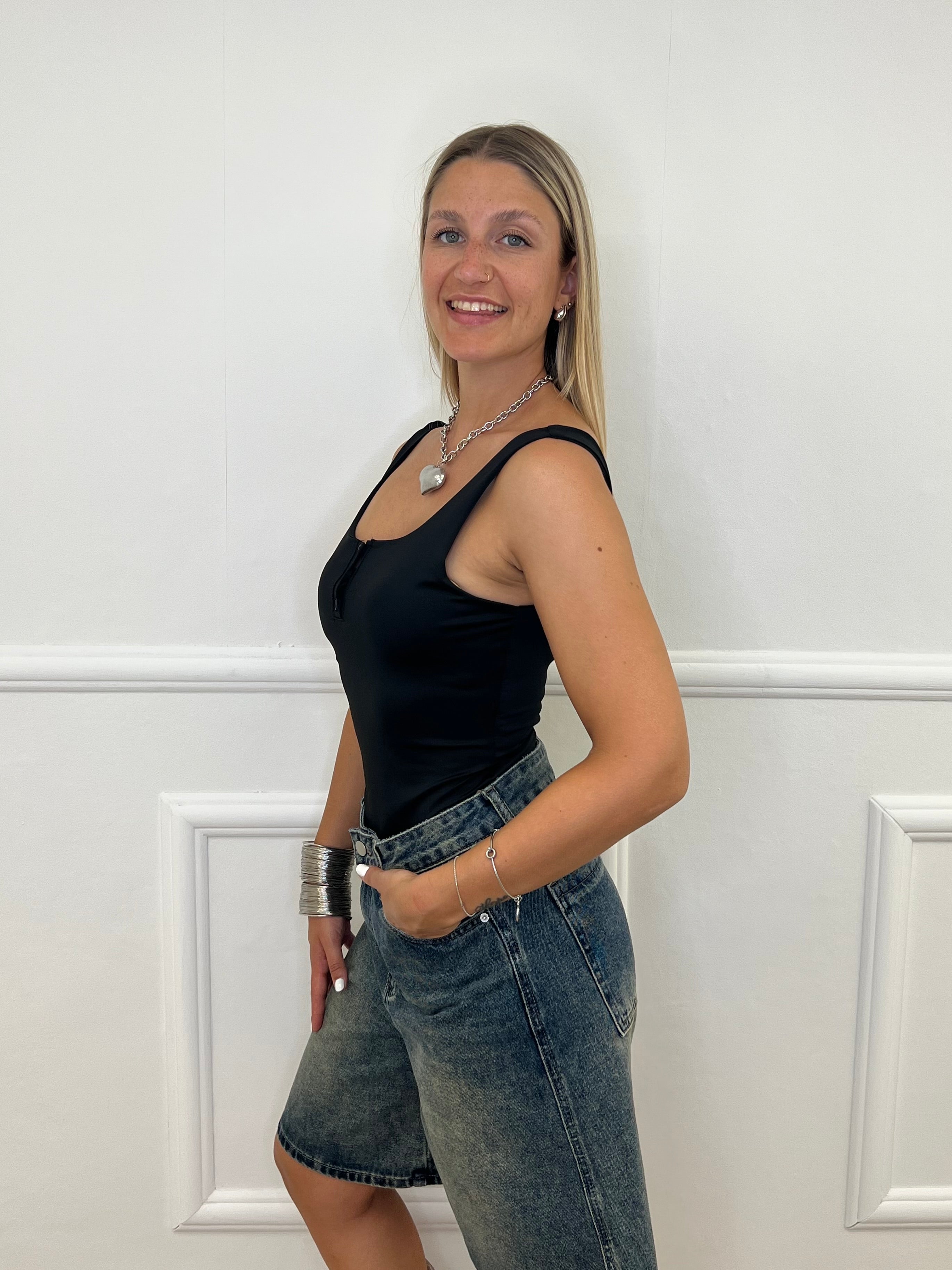 Top Serafino 3358 Nero