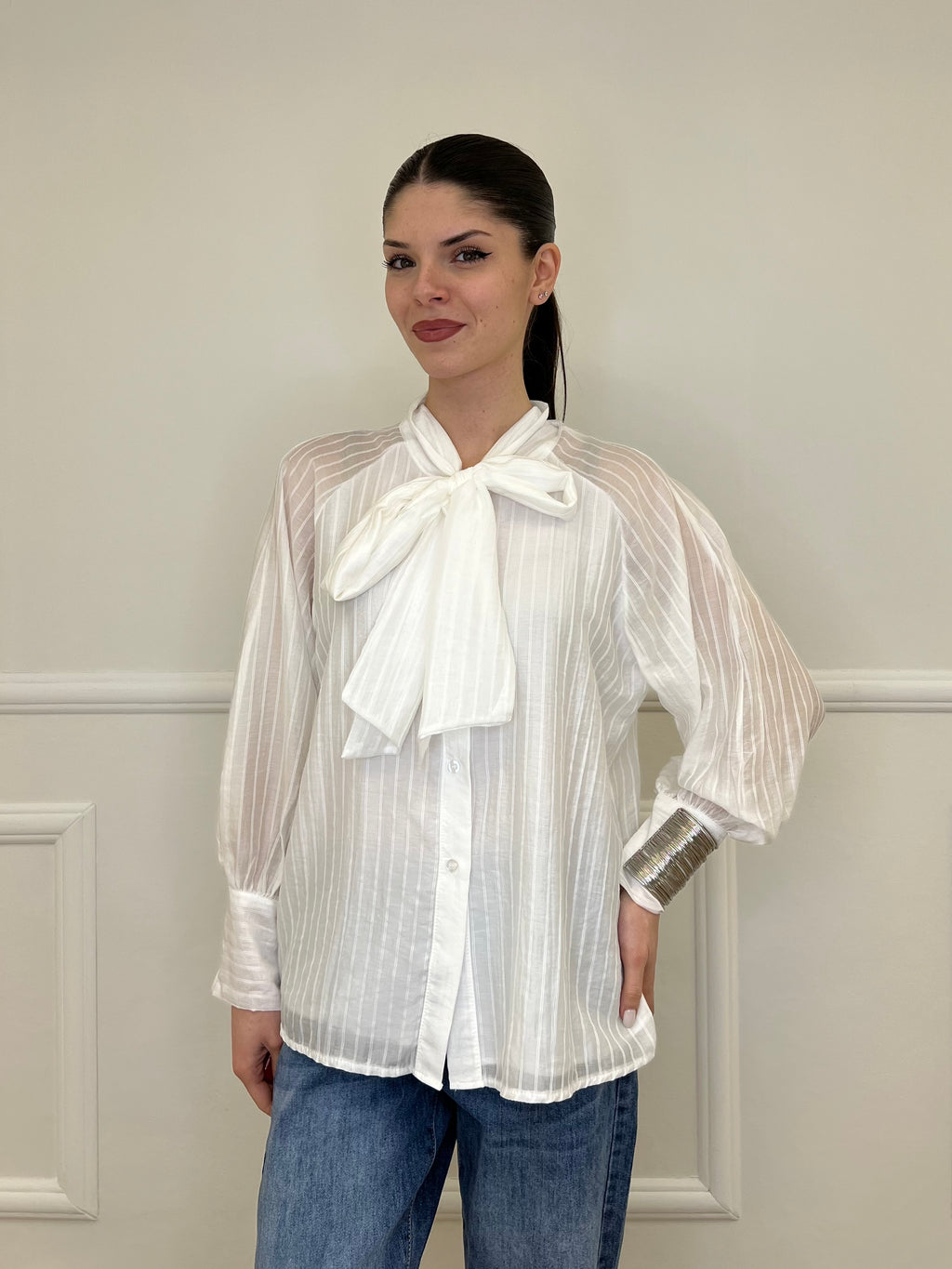 Camicia Regimental Fiocco 563841 Bianco